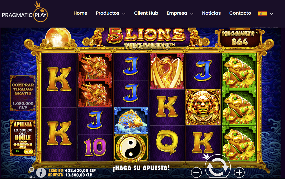 Tragamonedas de 5 Lions Megaways Casino Chile