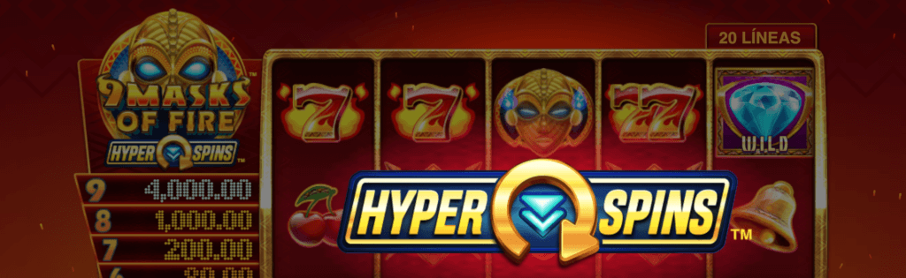 Juego de tragamonedas 9 Masks of Fire Hyperspins