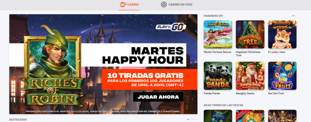 Juegos de casino de BetWarrior Chile