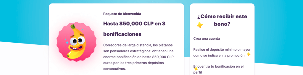 Bonificaciones de hasta 850 000 CLP y pasos a seguir en Nomini Casino