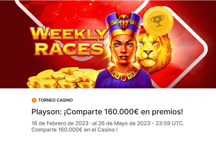 Bono de Weekly Races del casino Rivalo