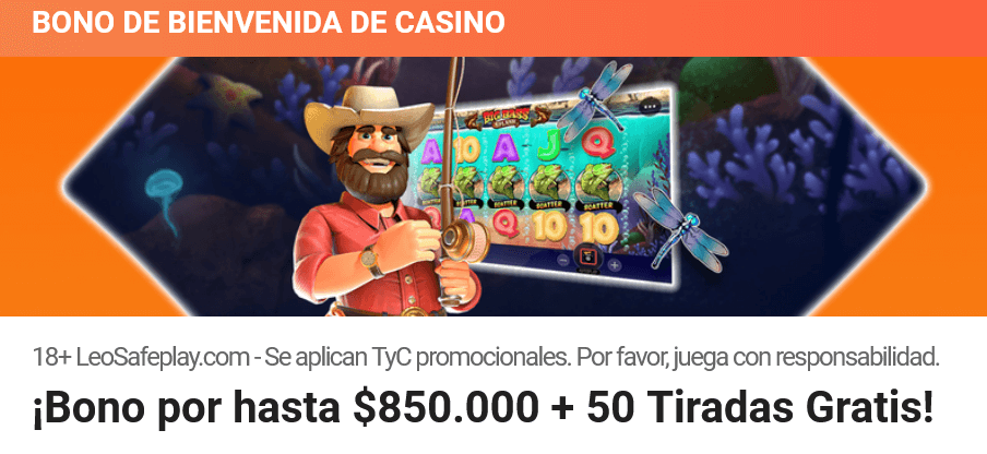 Bono de bienvenida de casino de LeoVegas