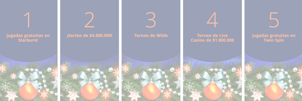 5 promociones de casino de navidad de Betsson Casino