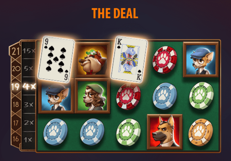 Cartas de Tragamonedas Dog Town Deal de Quickspin