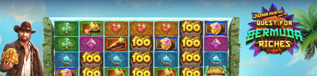Juego de tragamonedas John Hunter and the Quest for Bermuda Riches