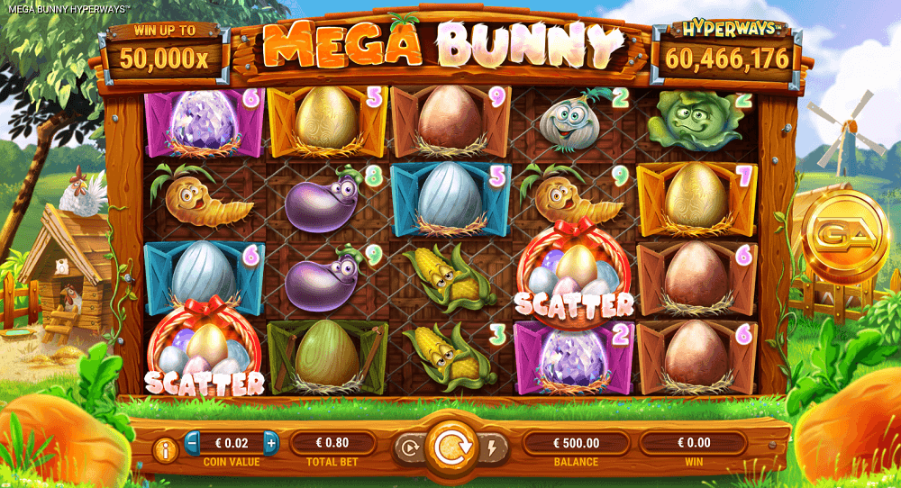 Juego de tragamonedas Mega Bunny Hyperways