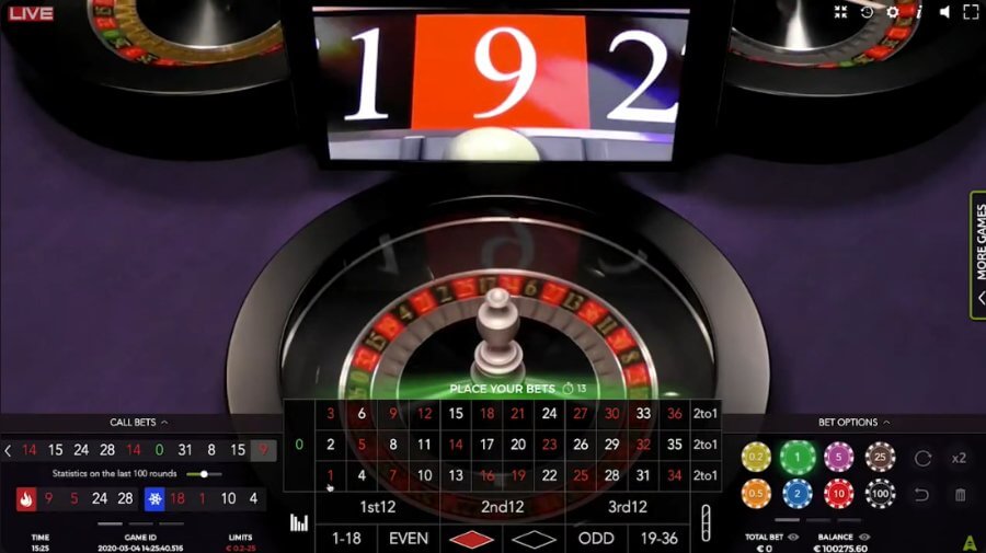 Multiplay Roulette Speed Authentic Gaming