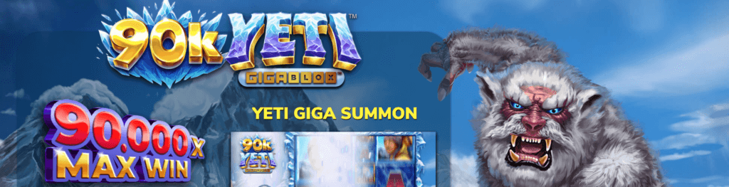 Juego de tragamonedas 90k Yeti Gigablox
