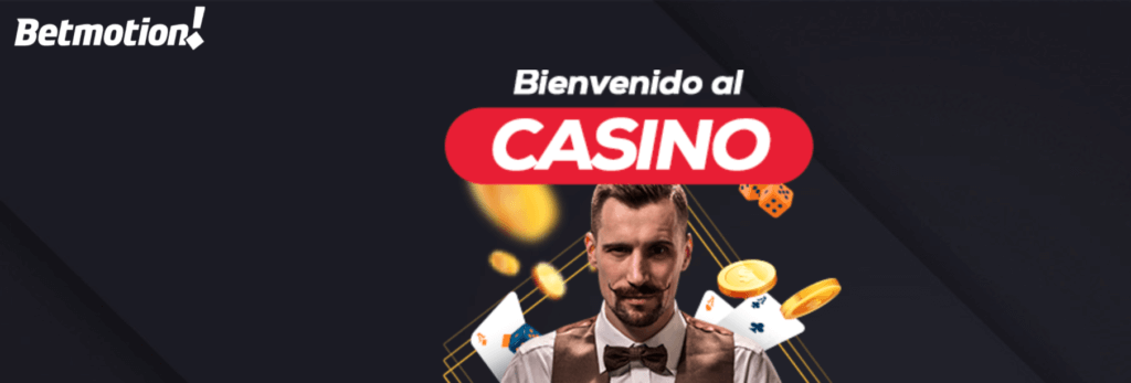 Banner de bienvenida al casino de Betmotion