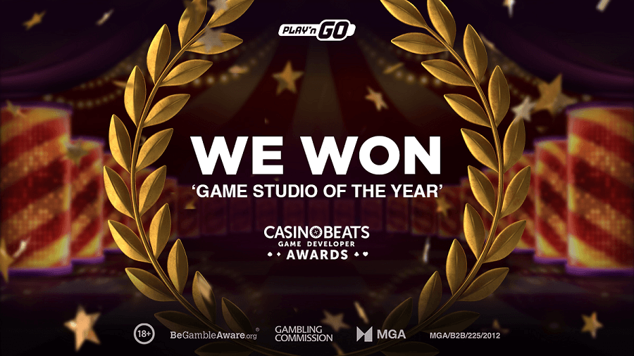 Play’n GO, Estudio del Año en los CasinoBeats Game Developer Awards