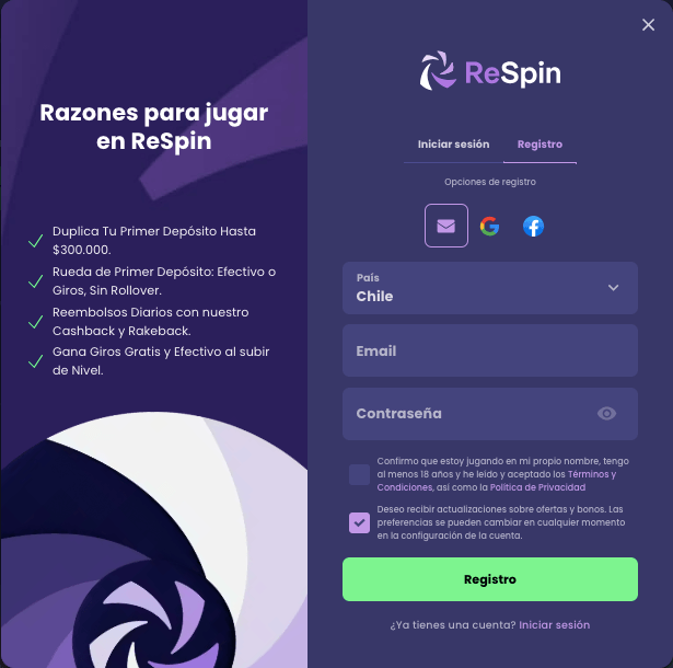 registro respin chile