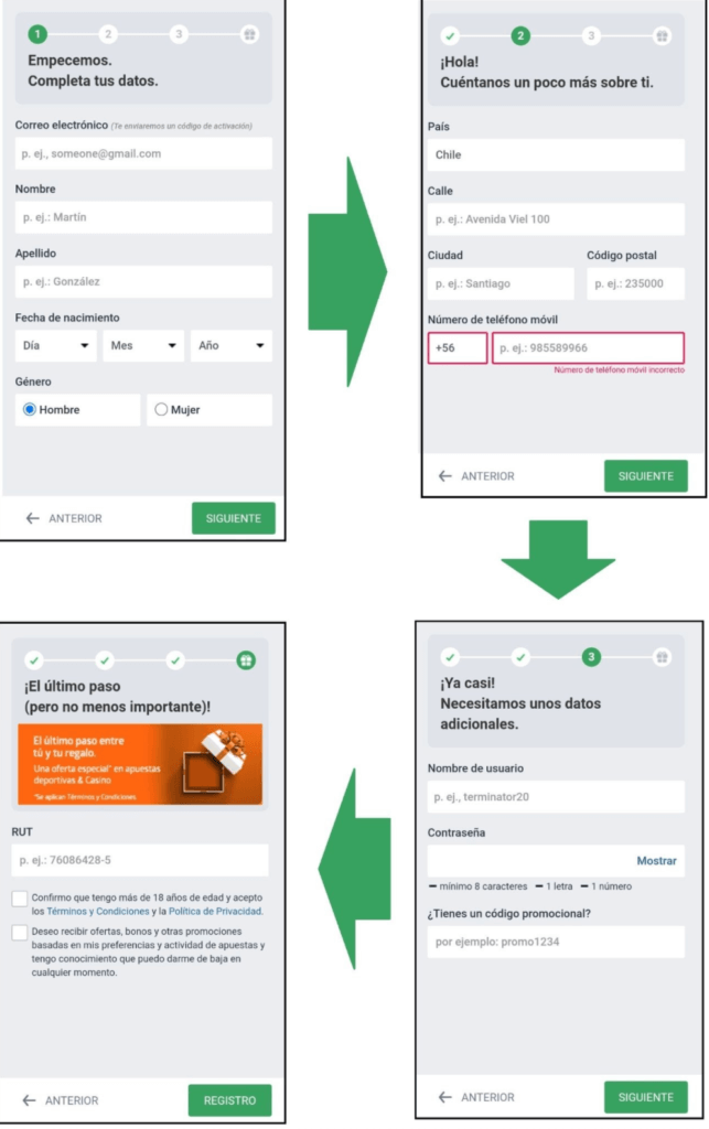 Proceso de registro en Betano Casino para nuevos usuarios