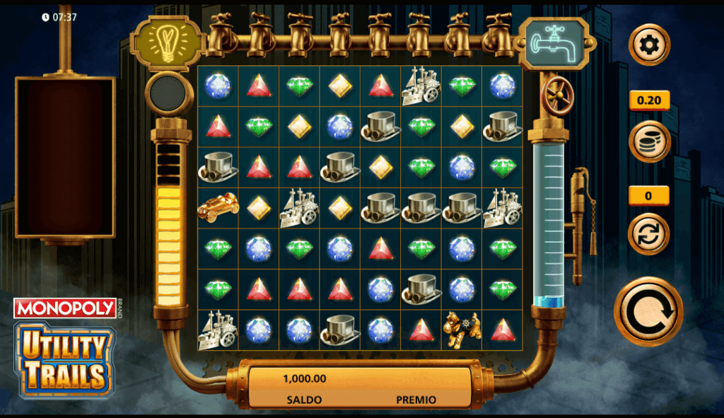 Tragamonedas Monopoly Utility Trail