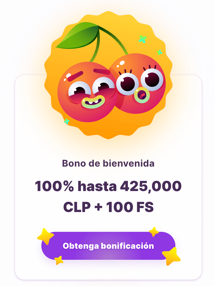 Bono de bienvenida del 100% hasta 425 000 CLP y 100 Giros Gratis en Nomini Casino