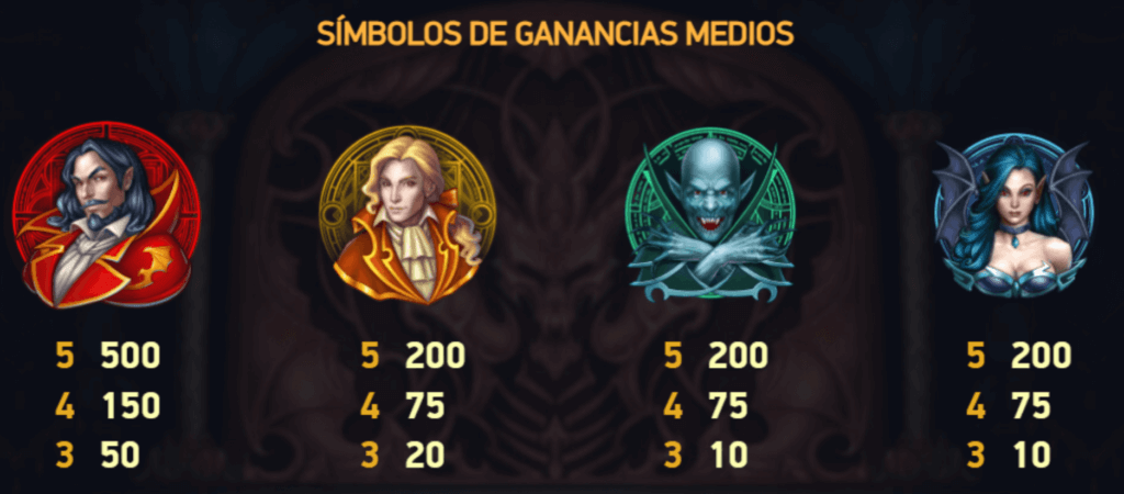 simbolos de Blood Suckers