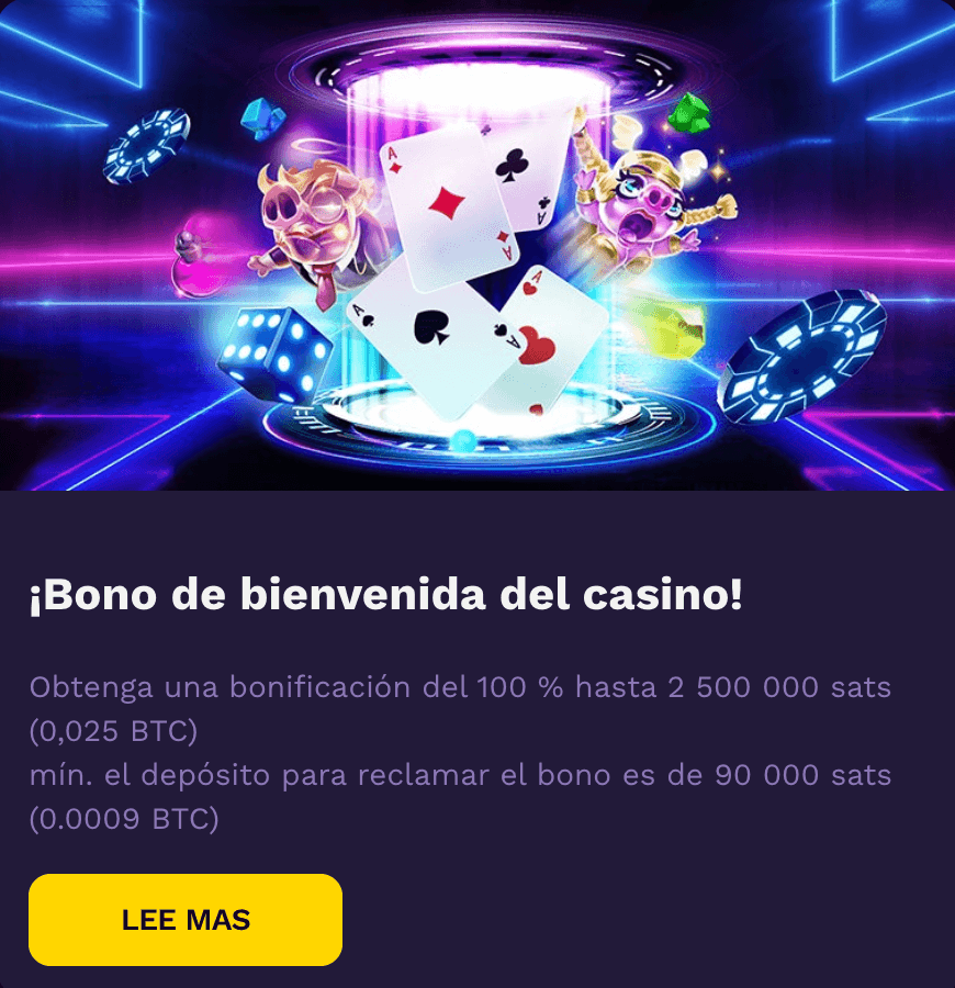 Bono de bienvenida en HiStakes casino Chile