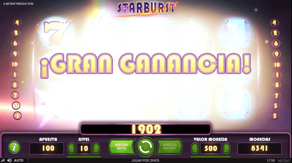 Starburst paga con frecuencia, pero suelen ser montos bajos