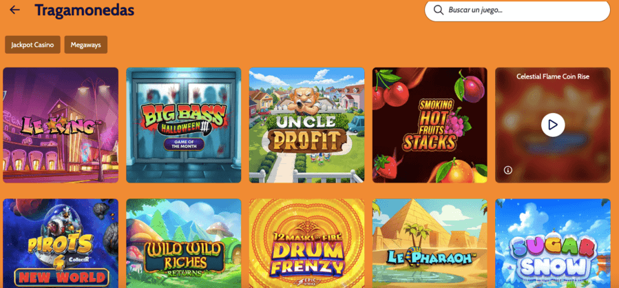 Tragamonedas en MrBen 