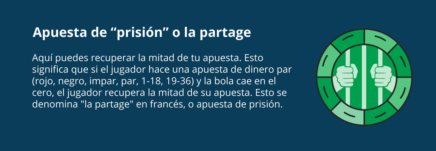 Esta es la apuesta de prision o la partage