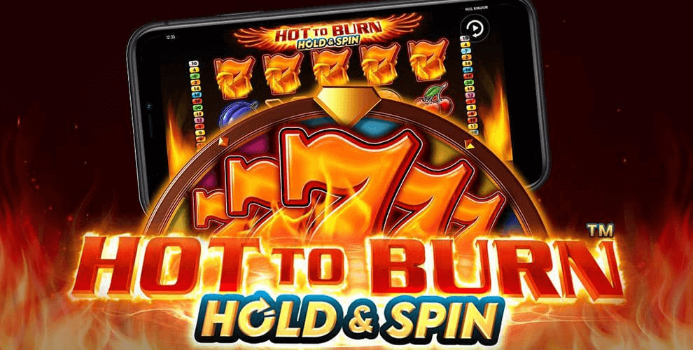 banner Hot to Burn Hold & Spin