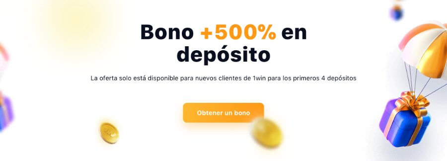 Bono de bienvenida 1win casino en Chile