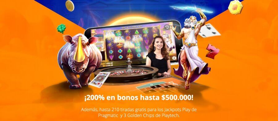 Bono de bienvenida Betsson casino Chile