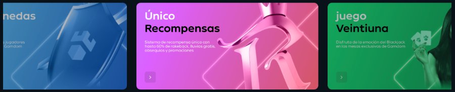 Bonos y promociones en Gamdom casino