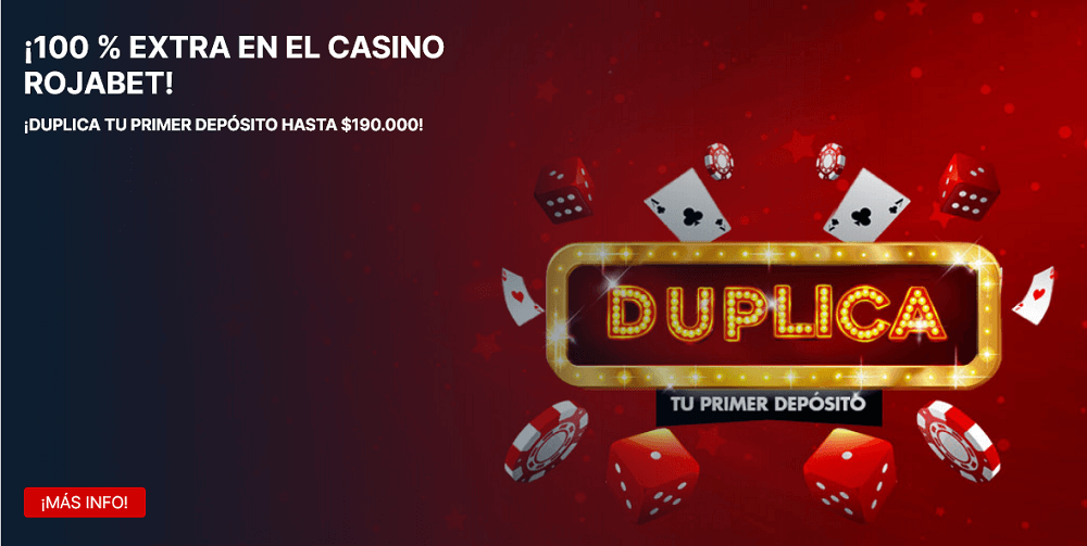 el bono de casino de rojabet