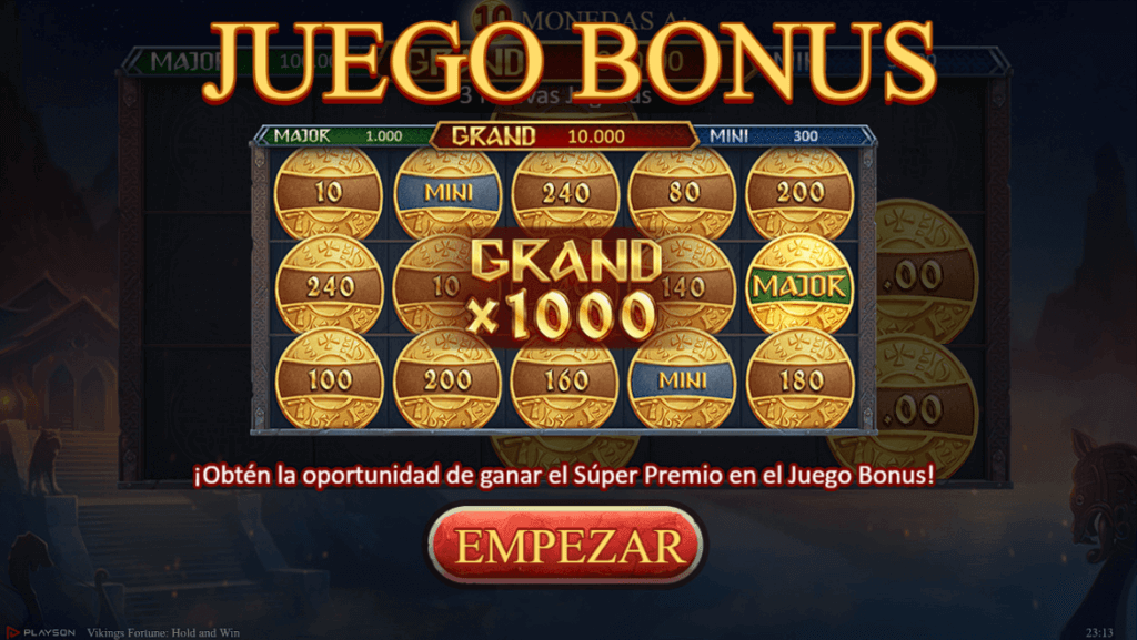 bono de vikings fortune hold and win
