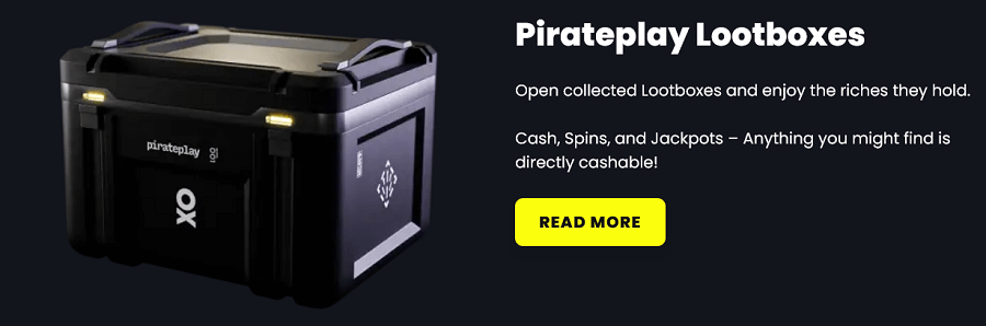 este es el bono de lootbox de pirateplay casino