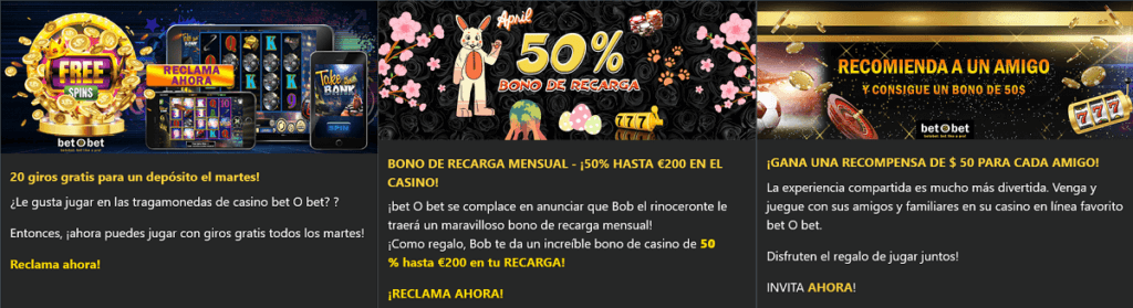 Ofertas de Bet o Bet