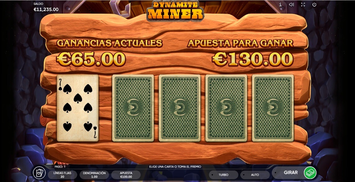 cartas dynamite miner de endorphina