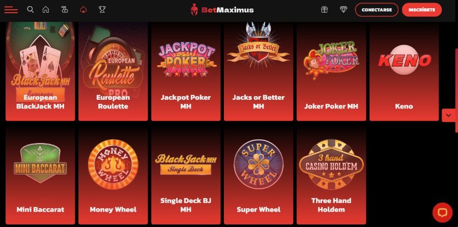 casino en vivo BetMaximus.win casino