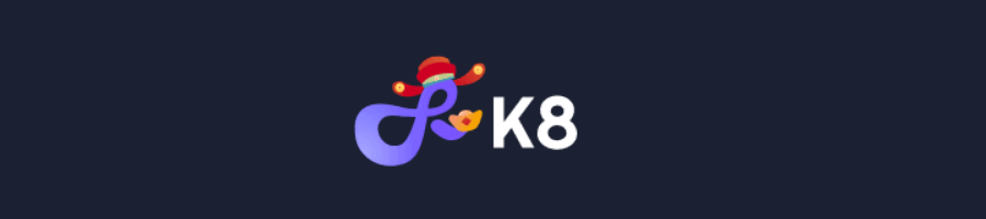 Logo de K8.io criptocasino