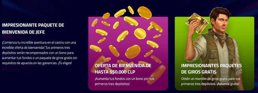 bono de bienvenida de casinojefe
