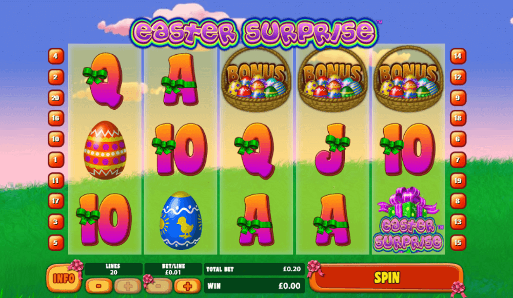 easter surprise juego de tragamonedas