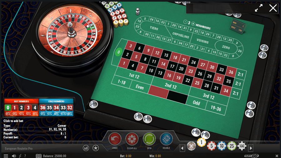 European Roulette Pro de Play’n Go 