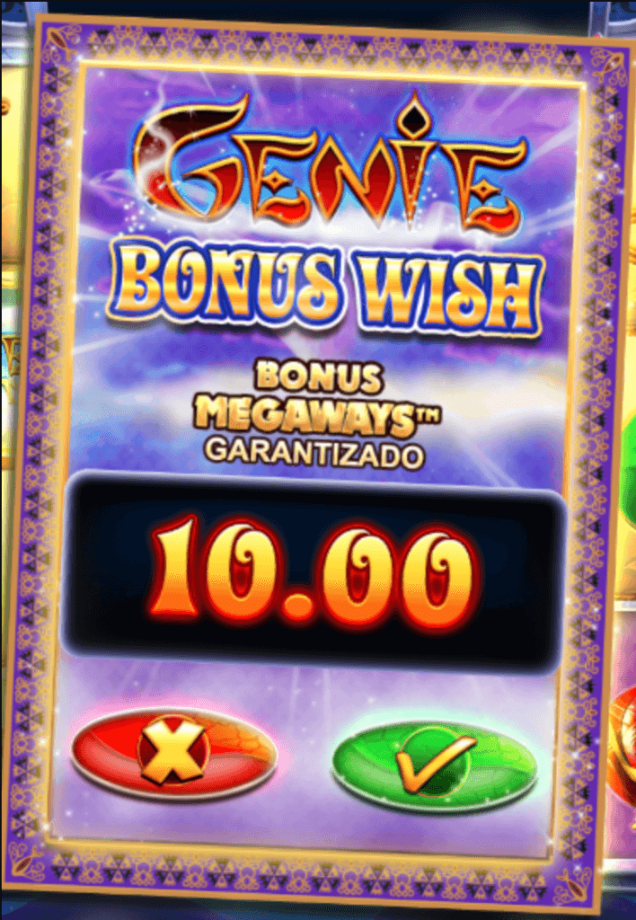 Compra de bono de Genie Jackpots Megaways