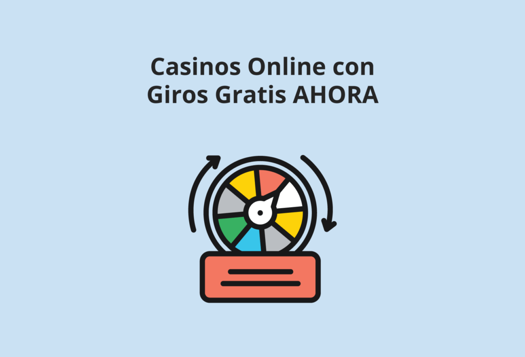 infografico de casinos online con giros gratis