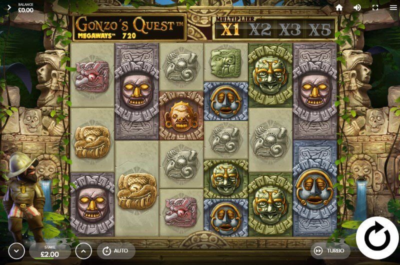 Gonzo's Quest Megaways, uno de los juegos de casino de Red Tiger