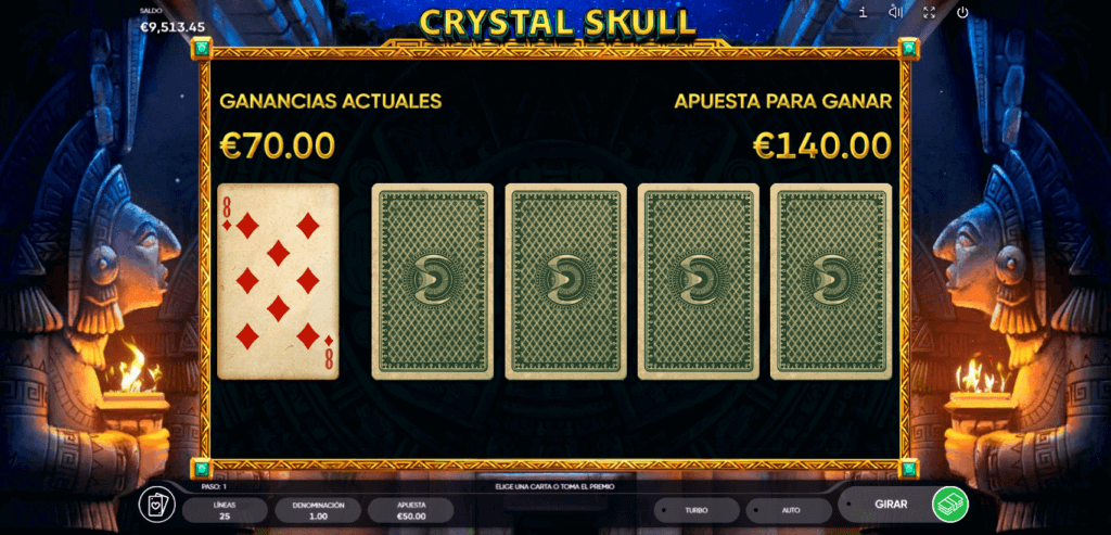 Cartas de Crystal Skull de Endorphina