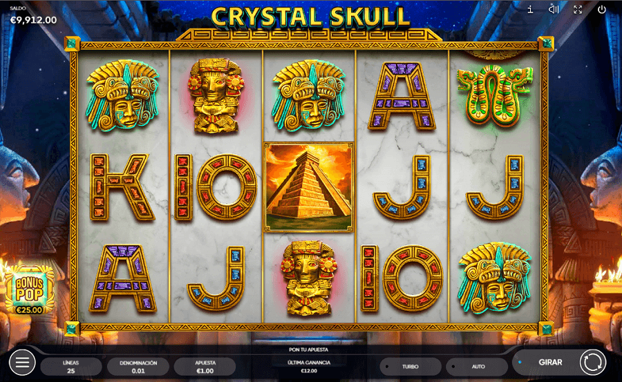 Partida de Crystal Skull de Endorphina