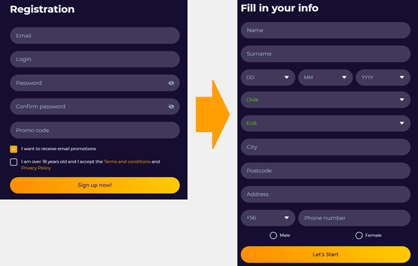 como registrarse en iWild casino