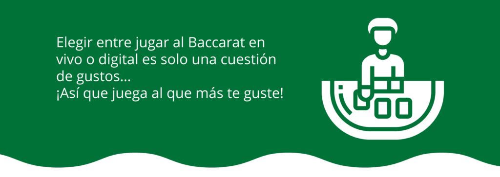 jugar baccarat en vivo