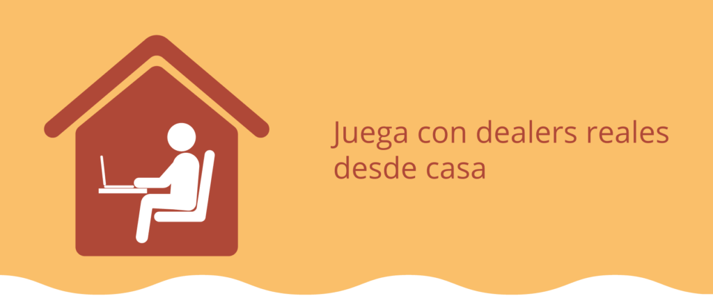 Banner de Juega con Dealers Reales desde casa - Casino en Vivo