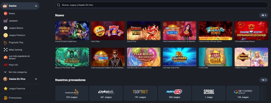 Juegos Betano casino online Chile