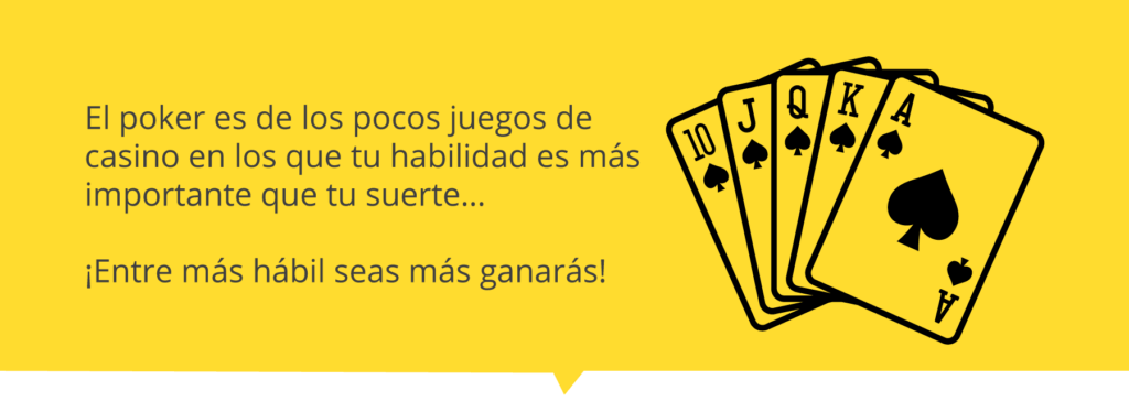 la habilidad importa al jugar poker en el casino