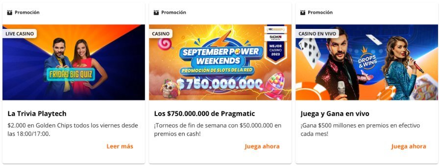 Ofertas y promociones Betsson casino chile