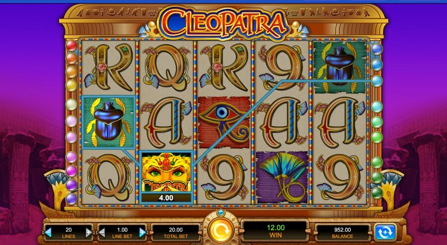 Comodín cleopatra tragamonedas online