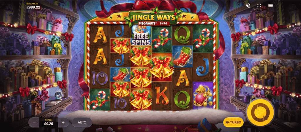 partida de tragamonedas jingle ways megaways